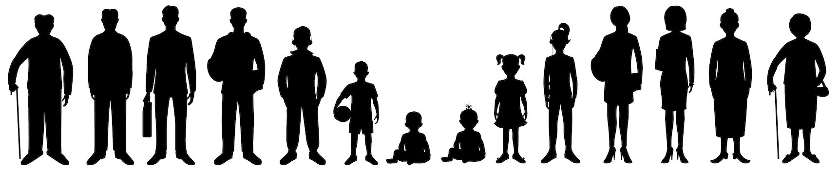 Family History Silouette Image